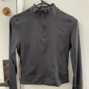 Sport/gym black long sleeve top
